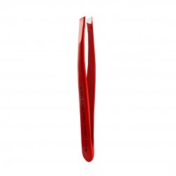 Пінцет для брів STALEKS PRO EXPERT / 11 TYPE 3 / червоний