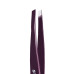 Пінцет для брів STALEKS PRO EXPERT / 11 TYPE 4 / фіолетовий