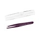 Пинцет для бровей STALEKS PRO EXPERT / 11 TYPE 4 / фиолетовый