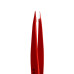 Пінцет для брів STALEKS PRO EXPERT / 11 TYPE 5 / червоний