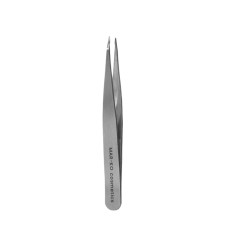 Pointed eyebrow tweezers MAR-KO / metallic