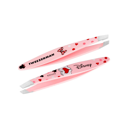 Eyebrow tweezers Tweezerman / Disney's Mickey Mouse & Minnie Mouse / pink mini