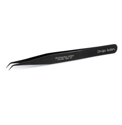 Eyelash extension tweezers Design Lashes / EXPERT VOLUME / mini L (45° angle) / black