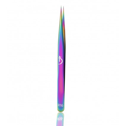 Eyelash extension tweezers Kodi / R16 straight (mirror color)