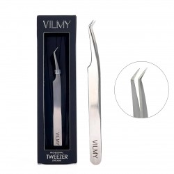 Пинцет для наращивания ресниц VILMY / mini L (угол наклона 45°) / L-45/2