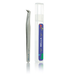 Tweezers for eyelash extensions Viya - BELLA