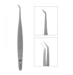 Pęseta do rzęs Staleks Staleks EXPERT 40/1 (w kształcie litery L, 50')