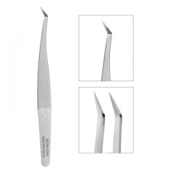 Pęseta do rzęs Staleks Staleks EXPERT 40/13 (w kształcie litery L, 40')