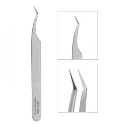 Pęseta do rzęs Staleks Staleks EXPERT 41/7 (w kształcie litery L, 30')