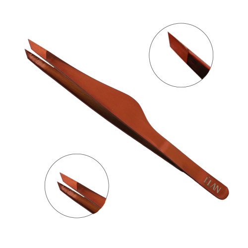 Pęseta do brwi ELAN Easy Tweezers / brąz