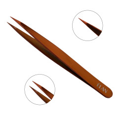 Pęseta do brwi ELAN / Skilful Tweezers / brąz