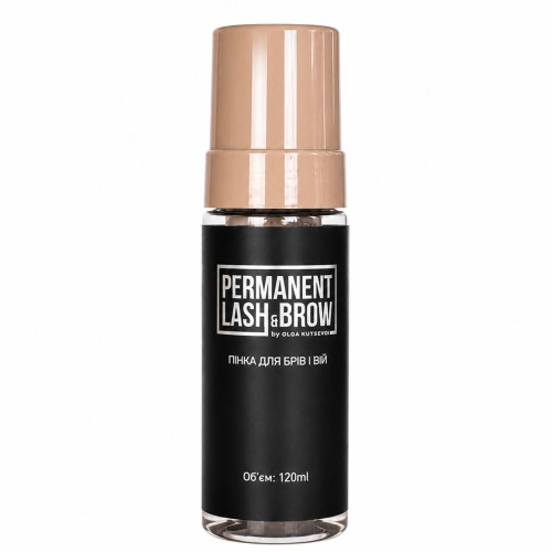 Pianka do brwi i rzęs Permanent Lash&Brow, 120 ml | seria KARMEL