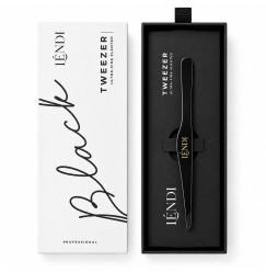 Lendi slanted eyebrow tweezers - ULTRA TWEEZER - Black