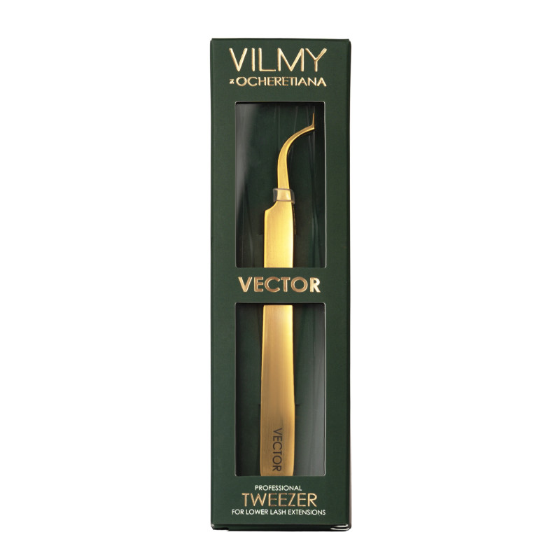 VILMY x OCHERETIANA Lower Lash Extension Tweezers - VECTOR