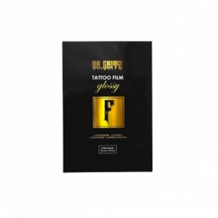Film for tattoo healing Dr.Gritz Protective Tattoo Film (5 pieces, 10x15cm each) / glossy
