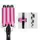 Плойка для волос на 3 волны 25 мм - Hair Curler M-11, черная