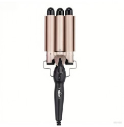Hair Curler M-11, 3-wave, 25mm, gold