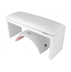 Armrest-stand for manicure / WHITE with white legs