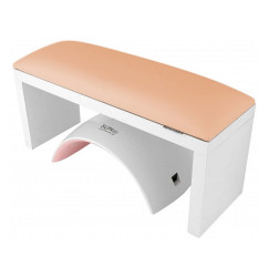 Manicure armrest / BEIGE with white legs