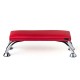 Armrest-stand for manicure ECO STAND / red on metal legs / MAXI / MARKOUT