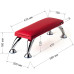Podłokietnik-stojak do manicure ECO STAND / czerwony na metalowych nogach / MAXI / MARKOUT