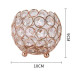 Brush stand with decorative stone / sphere shape GOLD