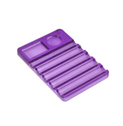 Drying brush holder / flat purple
