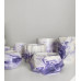 Ruby / purple marble planter stand