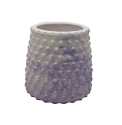 Stand planter glass balls / purple marble