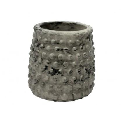 Stand planter glass balls / gray marble