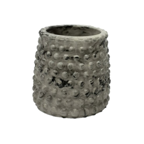 Stand planter glass balls / gray marble