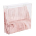Stand for 8 tweezers with lid / pink marble