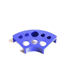Plastic rounded stand for tattoo ink small / blue
