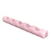 Thin long plastic brush stand - pink