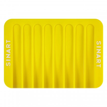 Подставка силиконовая для кисточек Sinart / Silicone Multi Tool-Holder Yellow / желтая