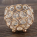 Brush stand with decorative stone / sphere shape GOLD