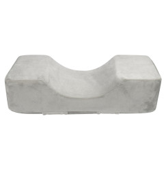 Pillow for eyelash extensions and cosmetologists long / velvet, gray