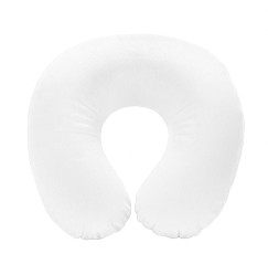U-shaped cushion for eyelash extensions and cosmetologists - velvet, white