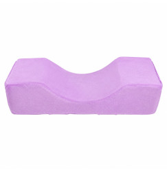 Long pillow for eyelash extension and beauticians - velvet | lavender