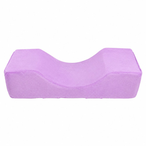 Long pillow for eyelash extension and beauticians - velvet | lavender