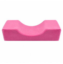 Long pillow for eyelash extension and beauticians - velvet | raspberry