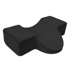 Ergonomic neck pillow for eyelash extension and beauticians - black