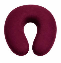 U-shaped eyelash extension and beauty pillow | velvet | burgundy