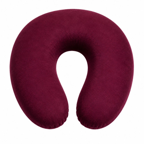 U-shaped eyelash extension and beauty pillow | velvet | burgundy