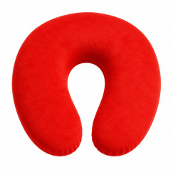 U-shaped eyelash extension and beauty pillow | velvet | red