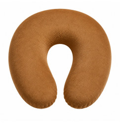 U-shaped eyelash extension and beauty pillow | velvet | light brown