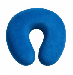 U-shaped eyelash extension and beauty pillow | velvet | dark blue