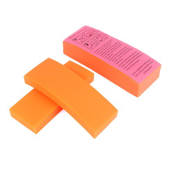 Depilatory strips, 100 pcs per pack - orange