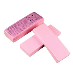 Depilatory strips, pack of 100 / pink