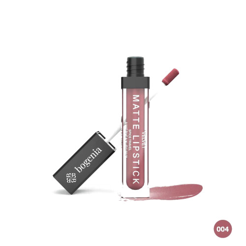Liquid matte lipstick Bogenia / Velvet Matte Lipstick (BG720) / 004 American Guava